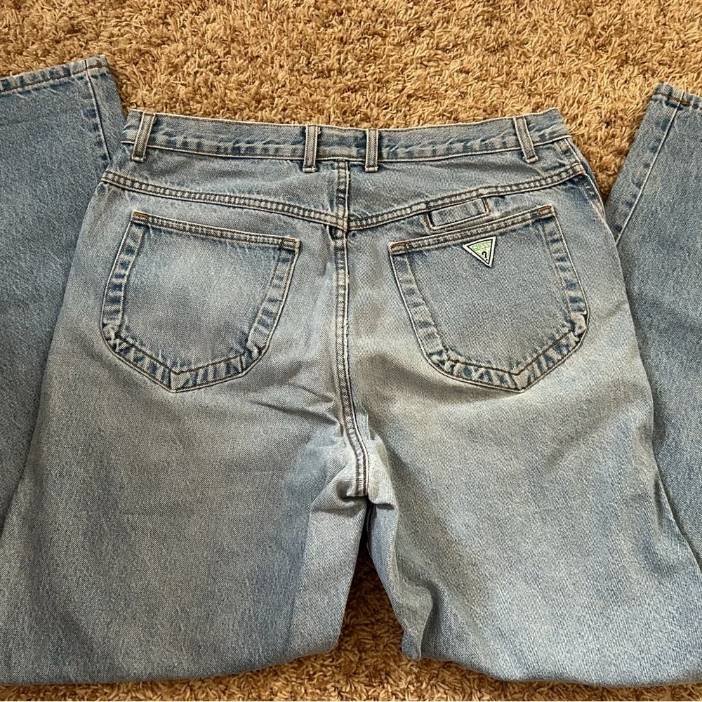 Guess Light Blue Relaxed Jeans Vintage - Picture 3 of 5